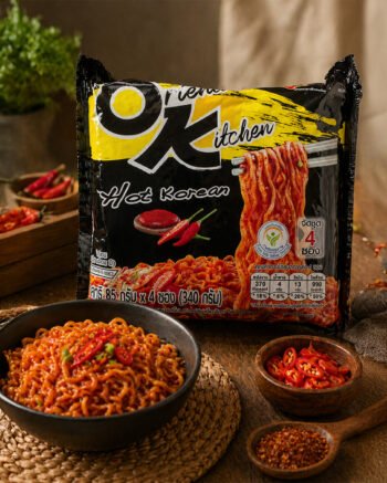 Hot Korean Instant Noodles (4 Pack)