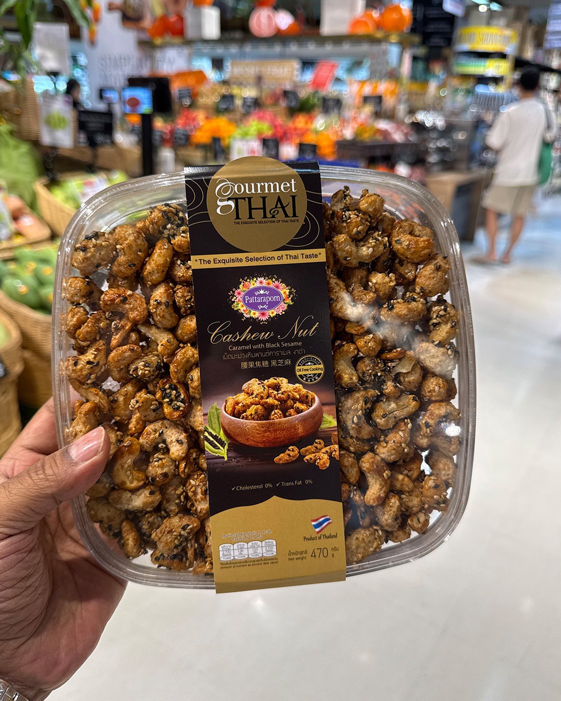 Gourmet Thai Cashew Nut - Caramel with Black Sesame